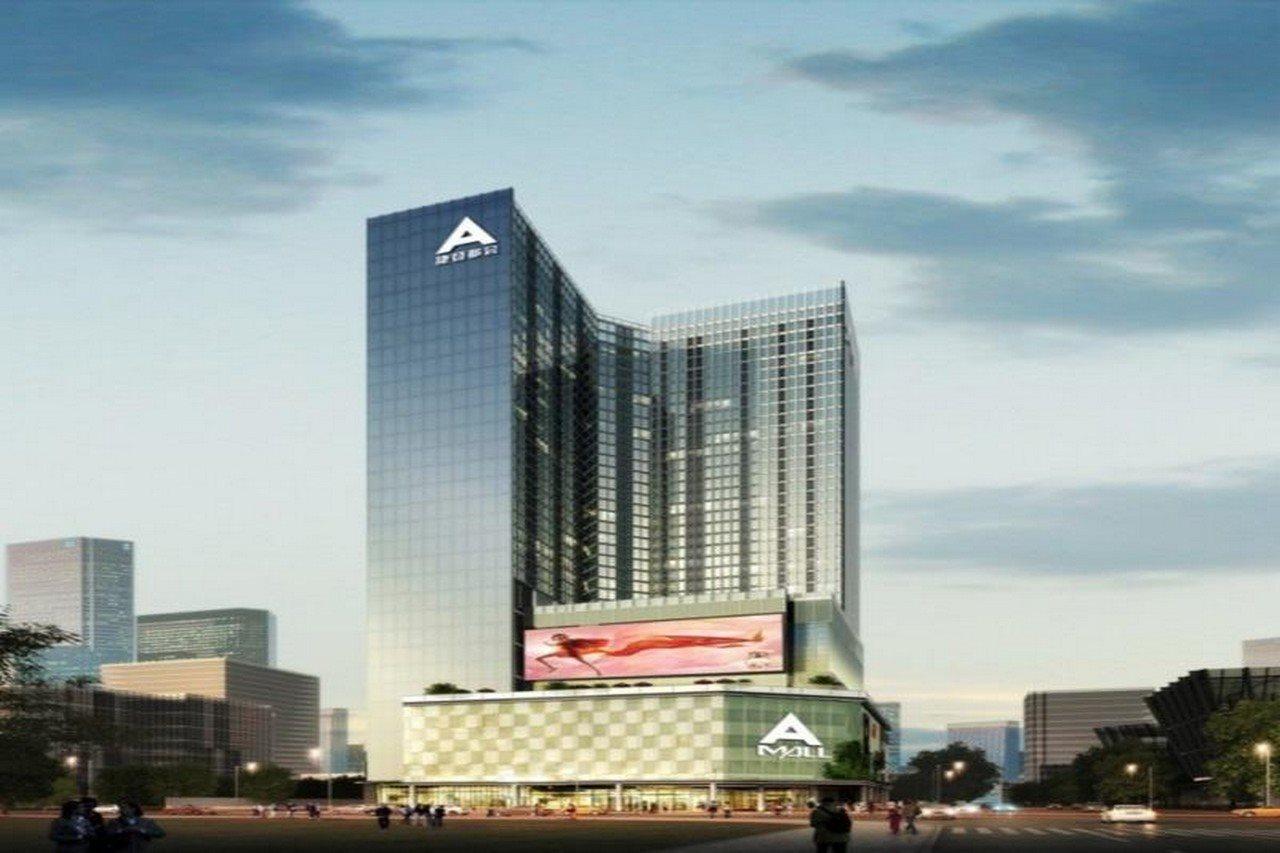 Aoyou International Apartment Hotel A Mall Brunch Kanton Exterior foto